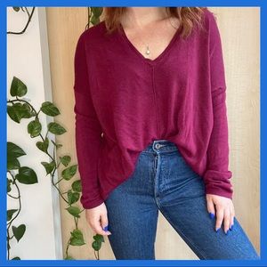 Long Pink Staccato Sweater